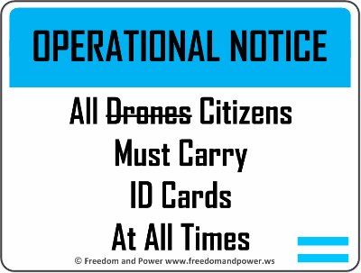 Drones Must Wear ID At All TImes