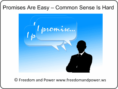 Politicians Common Sense