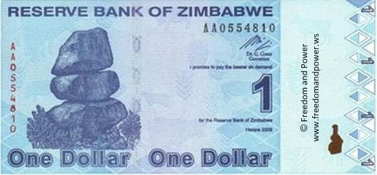 One Zimbabwe Dollar